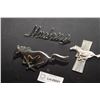 Image 1 : ANTIQUE SCRIPT EMBLEM LOT -  FORD MUSTANG