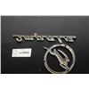 Image 2 : ANTIQUE SCRIPT EMBLEM LOT -  CHEV IMPALA