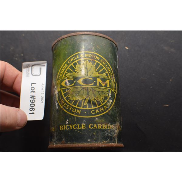 SUPER RARE CCM BICYCLE LAMP CARBIDE TIN