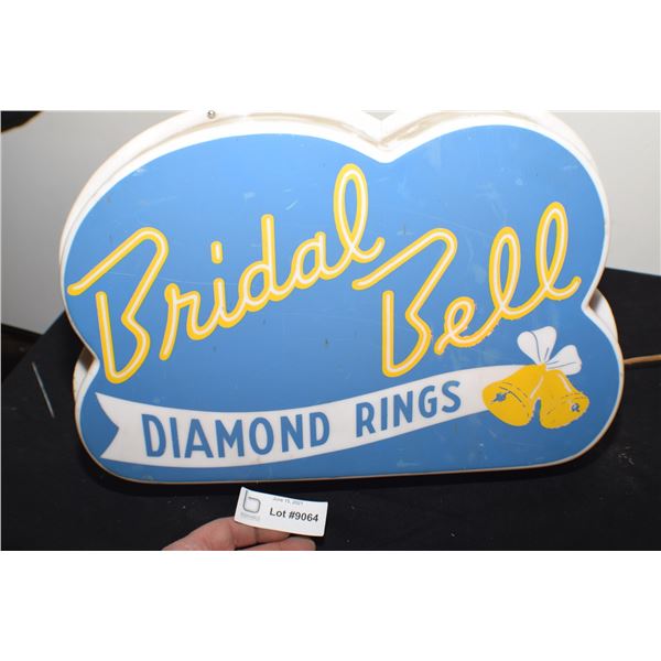 ANTIQUE JEWELERY STORE LIGHT-UP SIGN