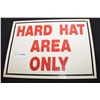 Image 1 : STEEL HARDHAT SIGN