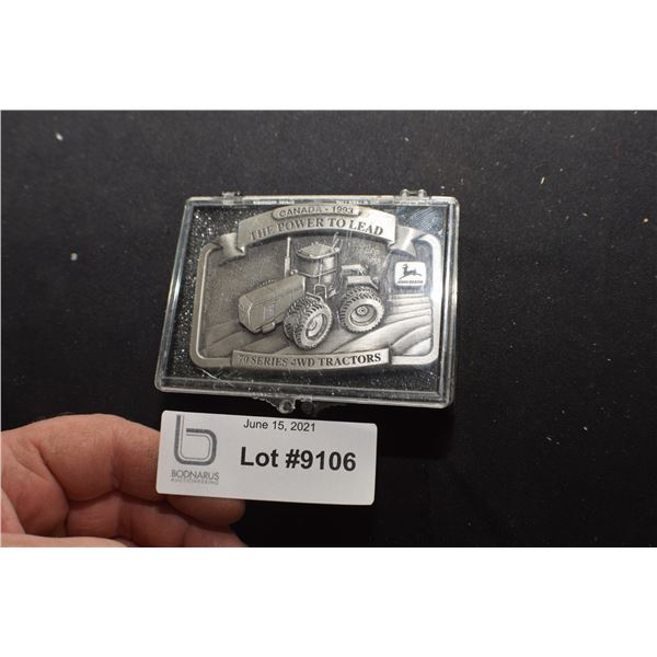 LTD EDITION BELT BUCKLE ... JOHN DEERE