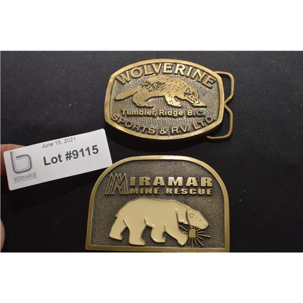 BELT BUCKLE .........  ADVERTISING