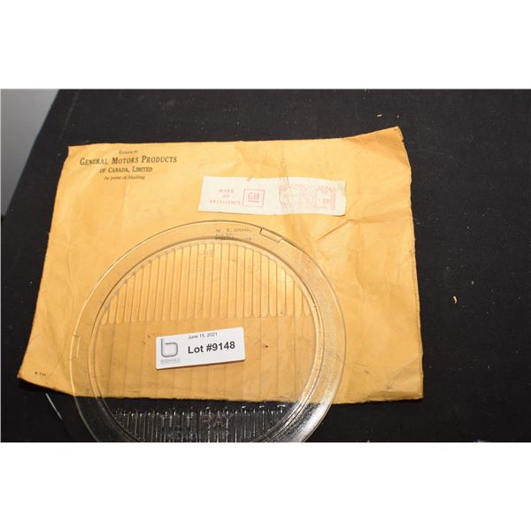 ANTIQUE CHEVROLET 1928 ORIGINAL 8.5" HEADLIGHT LENS