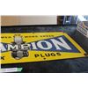 Image 2 : Champion Spark Plug Enamel Sign 30" x 14"
