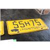Image 3 : (2X THE MONEY) 1964 Manitoba Licence Plates