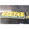 Image 3 : (2X THE MONEY) 1957, 1958 Manitoba Licence Plates