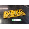 Image 1 : 1948 Manitoba Licence Plate