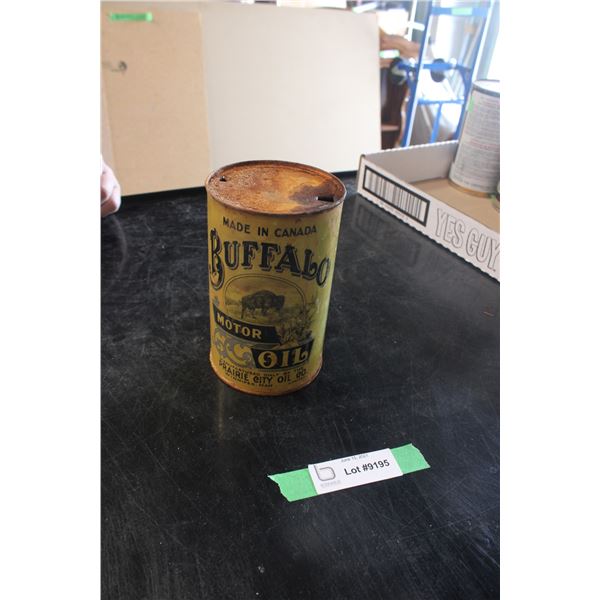 Buffalo Motor Oil Can