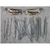 Image 2 : (2X THE MONEY) Triumph Motorcycle Gas Tank Badges/Emblems + Rods