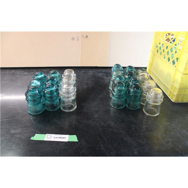 (2X THE MONEY) Insulators Some Have Chips (22 In Total)