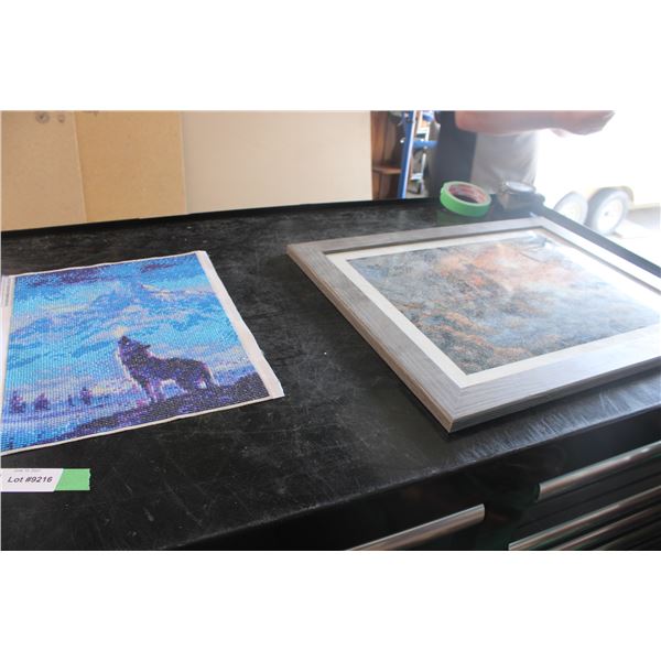 Bead Art Work Pictures and Wolf Pictures