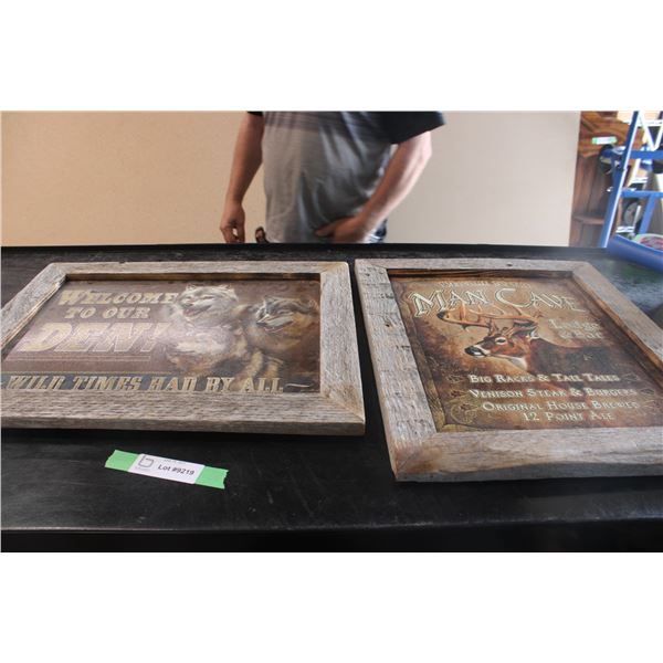 (2X THE MONEY) Framed Man Cave Pictures
