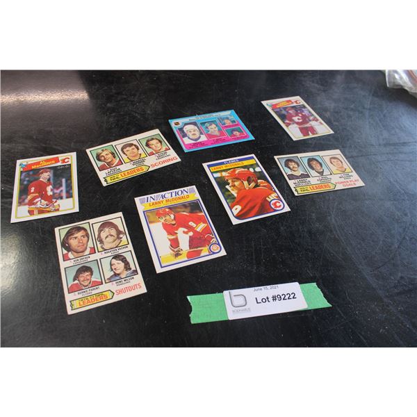 1970's - 1980's NHL Hockey Cards Some Are O-Pee-Chee (8 Cards Total)