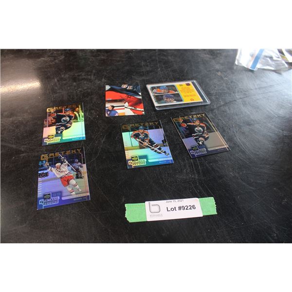 A Lot of Wayne Gretzky Cards (6 Cards Total)