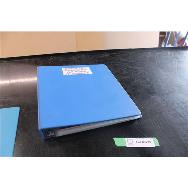 Ottawa Senators (167 Cards) No Duplicates in Binder