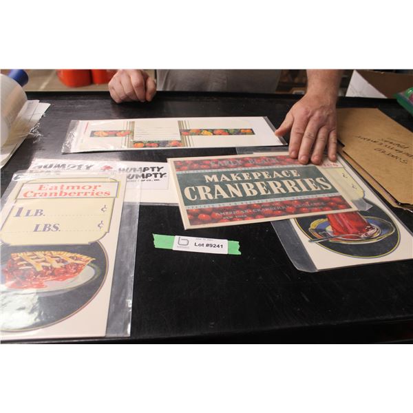 Misc Cardboard Advertising