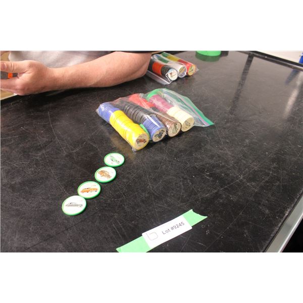 Bag of (185) Jello Car Wheels