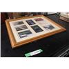 Image 1 : Framed Scrimshaw Collection of Pictures in Frame 22.5" x 18.5"