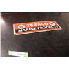 Image 1 : Texaco Marine Products Enamel Sign 17.5" x 5.5"
