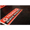Image 3 : Texaco Marine Products Enamel Sign 17.5" x 5.5"