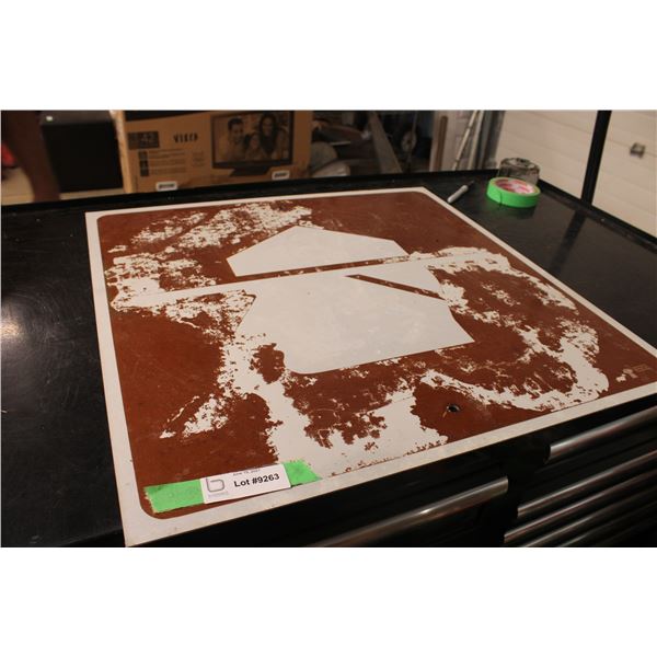 RCMP Road Sign Aluminum 23.5" x 23.5"