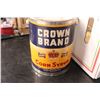 Image 2 : Crown Brand Corn Syrup Pail Paper Label