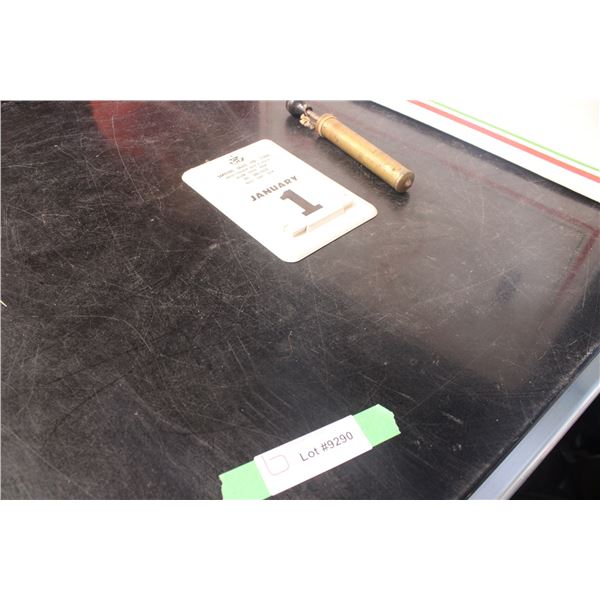 Lantern Pump and Advertising Lakeside Sales Calendar