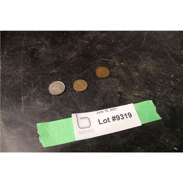 3 Foreign Coins