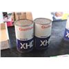 Image 2 : (2X THE MONEY) Gulflube XHD Oil Cans (Full)