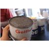 Image 5 : (2X THE MONEY) Gulflube XHD Oil Cans (Full)