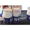 Image 3 : (2X THE MONEY) Gulflube XHD Oil Cans (Full)