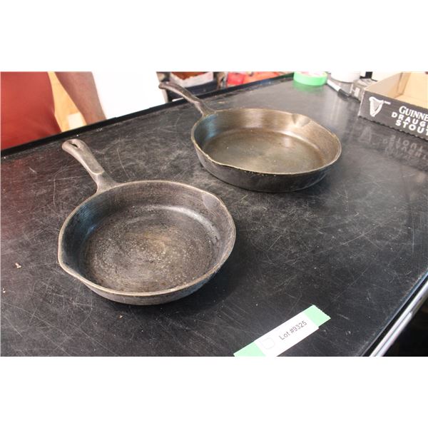 (2X THE MONEY) Cast Iron Frying Pans