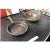Image 1 : (2X THE MONEY) Cast Iron Frying Pans