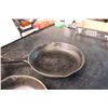 Image 3 : (2X THE MONEY) Cast Iron Frying Pans
