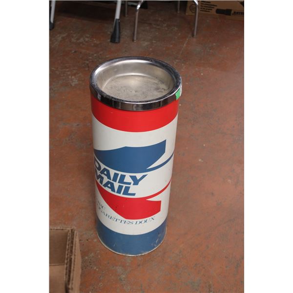 Daily Mail Ash Tray Stand 25"