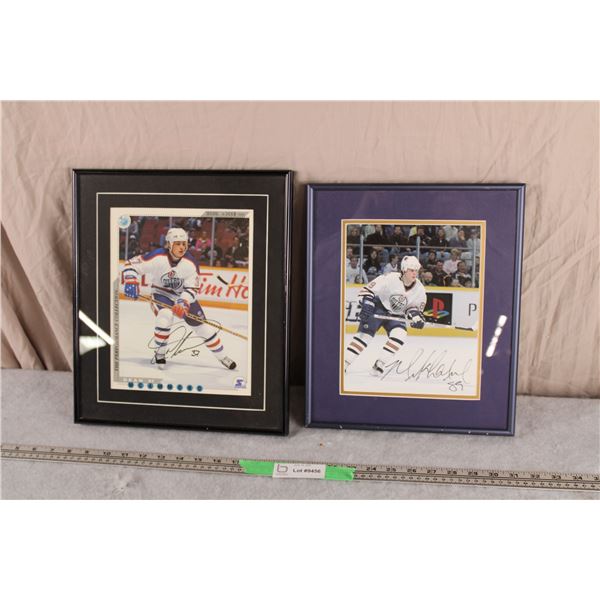 (2X THE MONEY) Mike Comrie and Dean McAmmond Autographed 8x10s