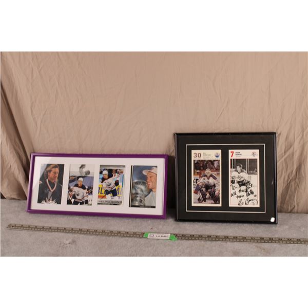 (2X THE MONEY) Customized Autographs and 3x5 photos in frame