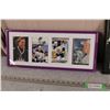 Image 2 : (2X THE MONEY) Customized Autographs and 3x5 photos in frame