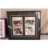 Image 4 : (2X THE MONEY) Customized Autographs and 3x5 photos in frame