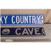Image 3 : (2X THE MONEY) Gretzky Country and Oilers Man Cave Tin Signs 36" Long