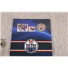 Image 2 : Oilers Canada Post Coin + Stamp Booklet and Keychains and Ring