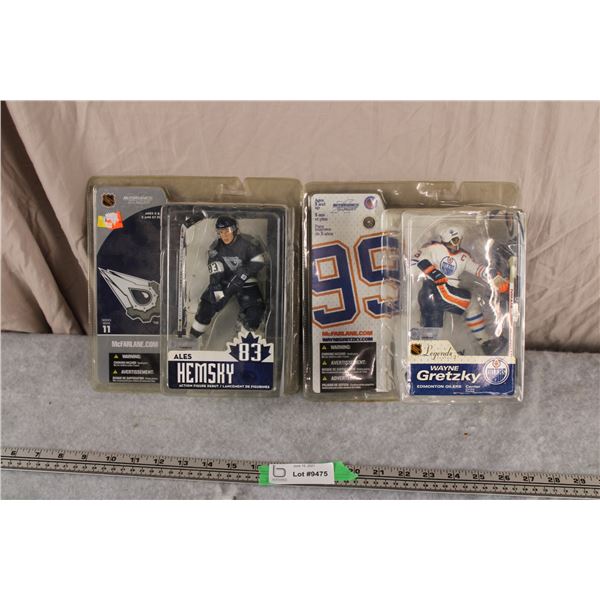 Gretzky and Hemskey McFarlane Figures (NIB)