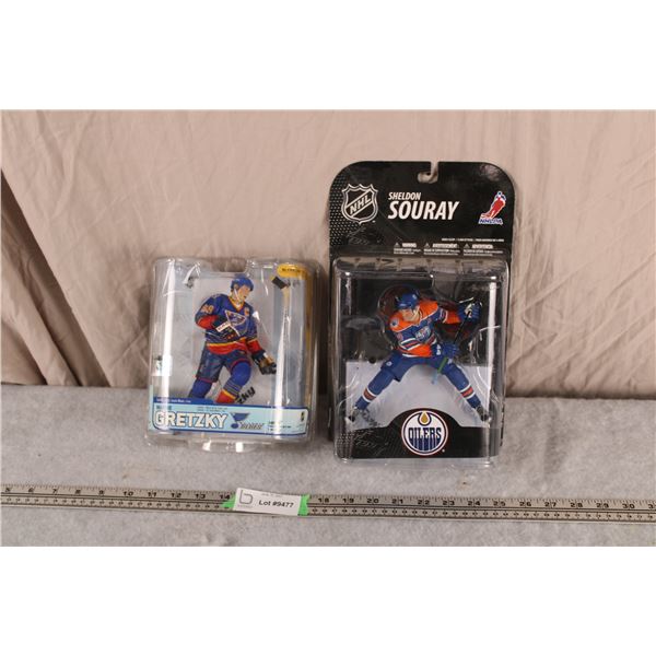 Gretzky + Souray McFarlane Figures NIB