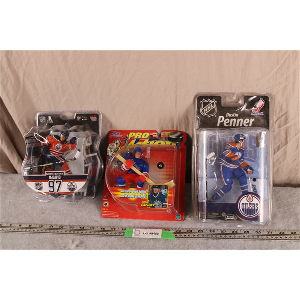 McDavid Import Dragon + Gretzky Starting Lineup + Penner McFarlane NIB