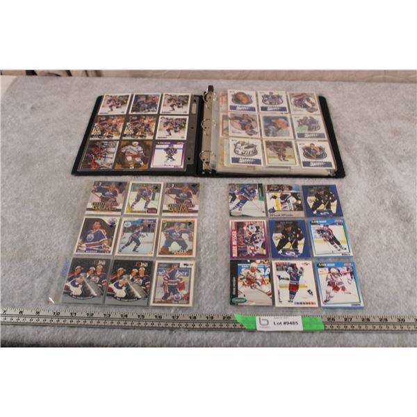 Binder of Mark Messier Cards 16 pages