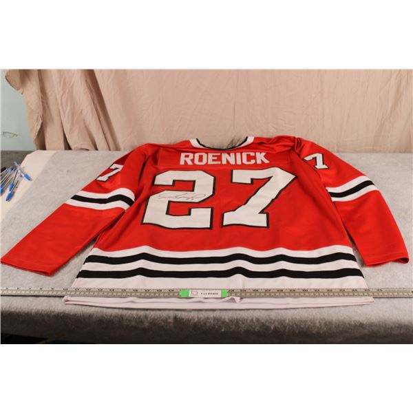 Signed Jeremy Roenick Jersey Needs Washing XL
