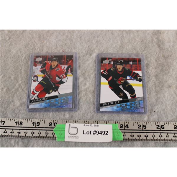 (2X THE MONEY) Tim Stutzle and Josh Norris Young Guns