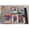 Image 2 : Binder of Misc Hockey Cards Topps, Upper Deck, Etc, some damage