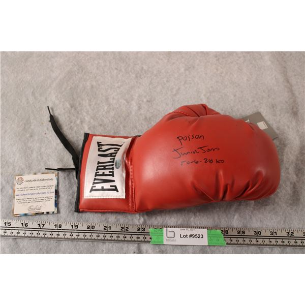 Junior Jones Boxing Glove with COA